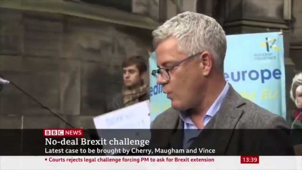 Lawyer Jo Maugham QC says petition forcing Brexit extension dismissed because court believes government 'will obey Benn act'