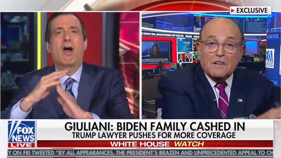 Rudy Giuliani rants about 'idiot press' and calls Howard Kurtz 'pathetic'