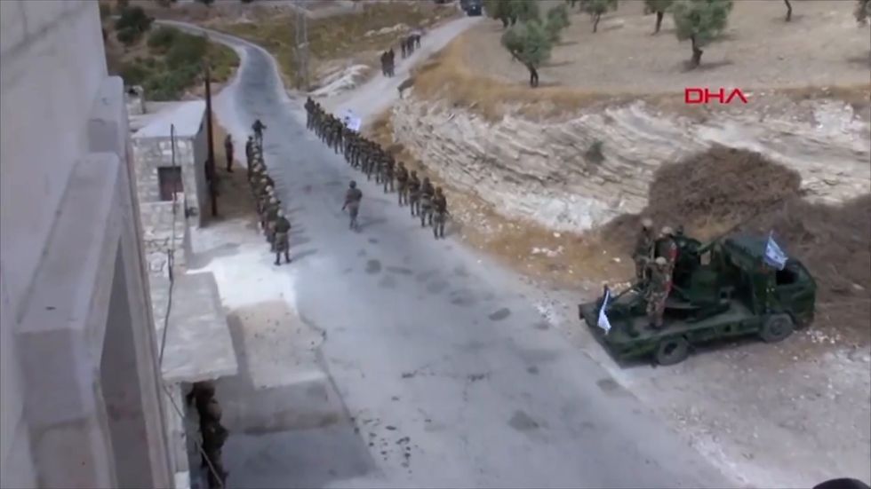 Turkish-backed forces train ahead of Syria invasion