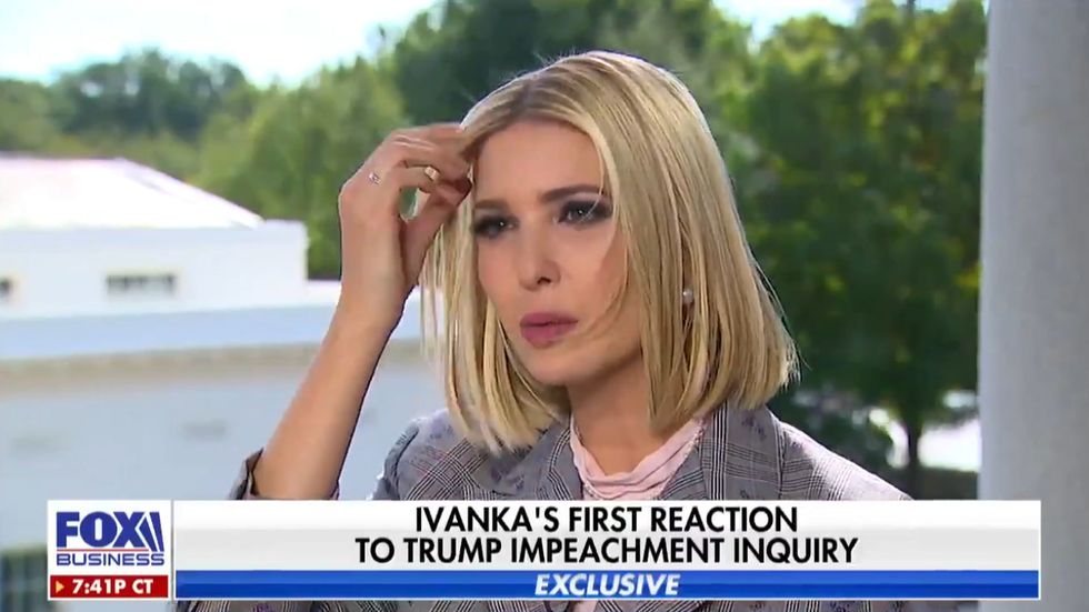 Ivanka Trump dodges questions about her father's impeachment