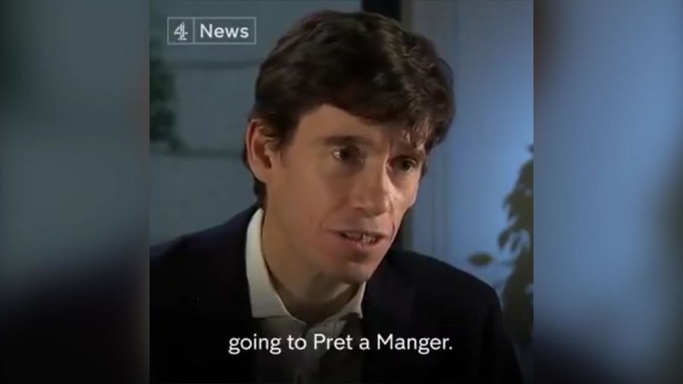 Rory Stewart says his favourite pub is Pret a Manger