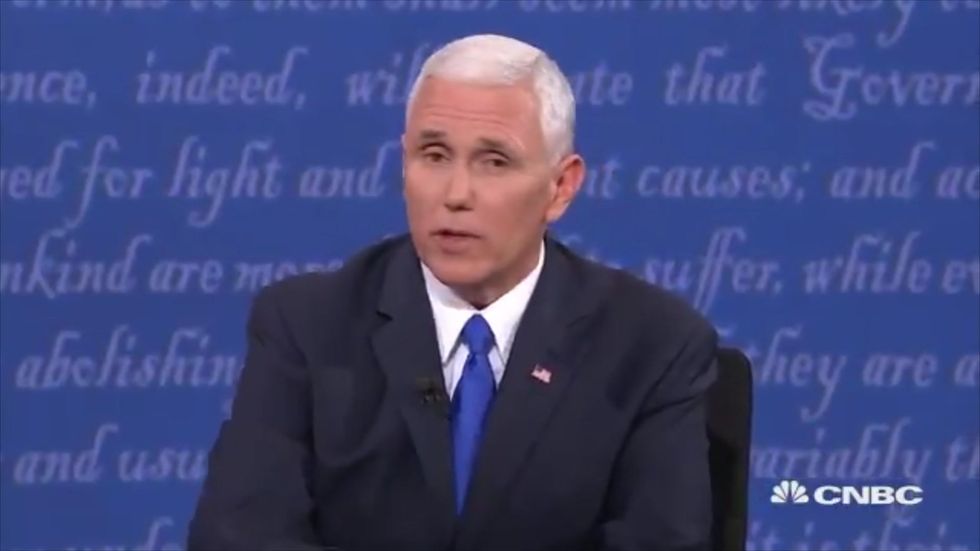 Mike Pence says in 2016 that no foreign government can participate in American elections