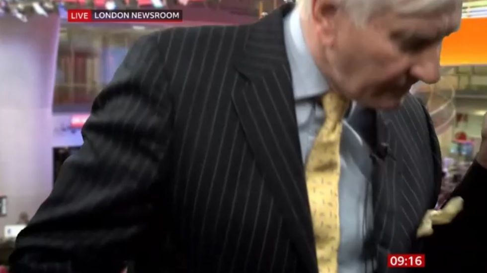 Harvey Proctor storms off BBC news during interview with Naga Munchetty