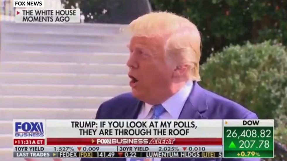 Donald Trump admits Democrats could easily impeach him because 'they have the majority'