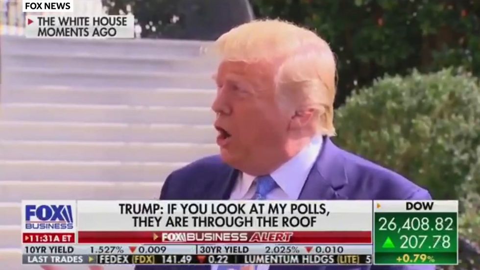 Donald Trump admits Democrats could easily impeach him because 'they have the majority'