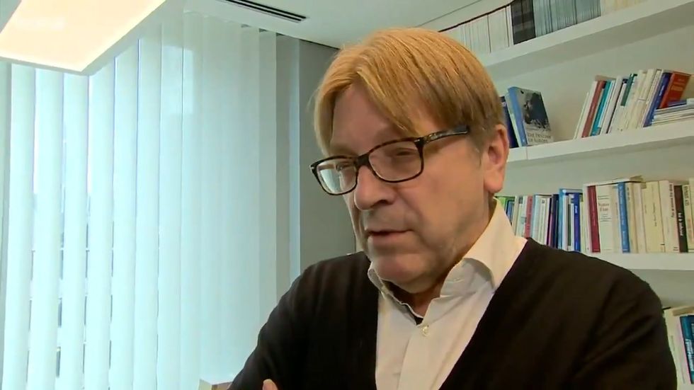 Guy Verhofstadt:  'We are very skeptical about these proposals... it is not a serious alternative for the backstop'