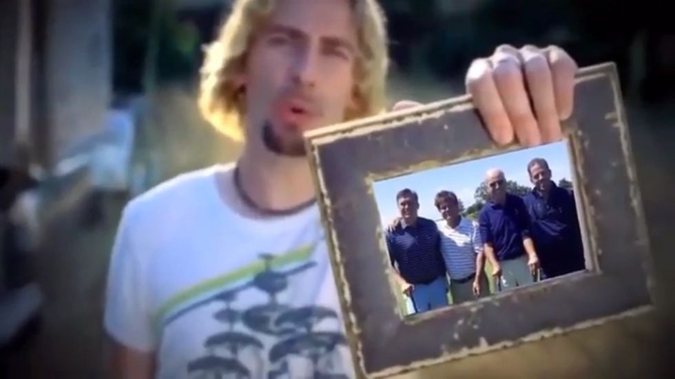 Trump shares bizarre doctored Nickelback video attacking Hunter Biden