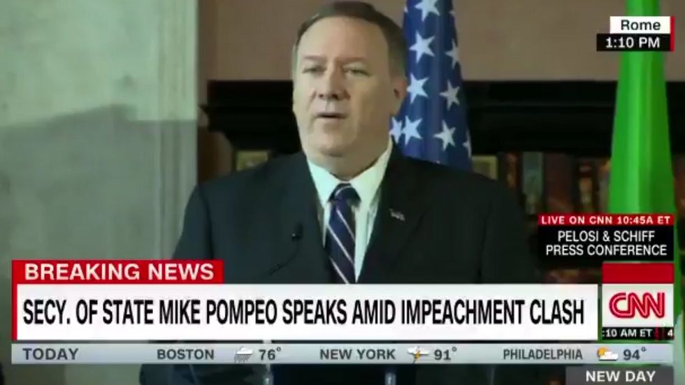 Mike Pompeo admits to being on Trump-Ukraine phone call after previously failing to admit he knew about conversations