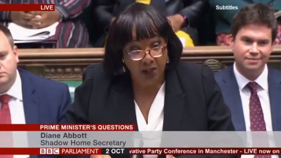 Diane Abbott pays tribute to Dina Asher-Smith as the first black MP to represent their party in the Commons