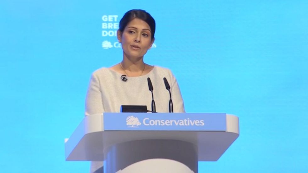 Priti Patel says she will 'end free movement once and for all'