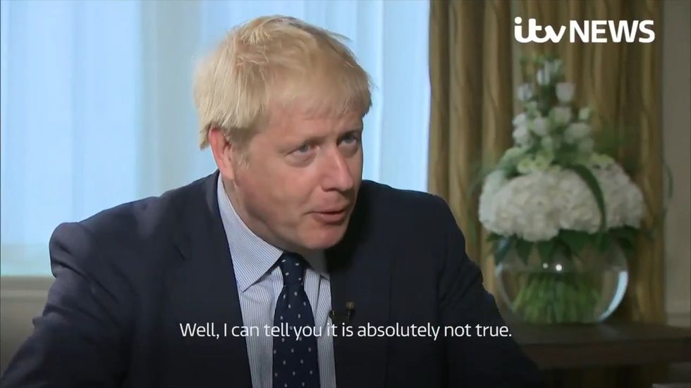 Boris Johnson says he cannot recall lunch with journalist Charlotte Edwardes who alleges he groped her