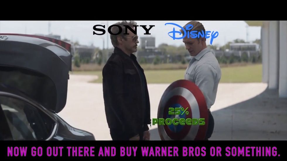 Marvel fan edits Avengers Endgame to spoof the Disney Sony Spider-Man negotiations