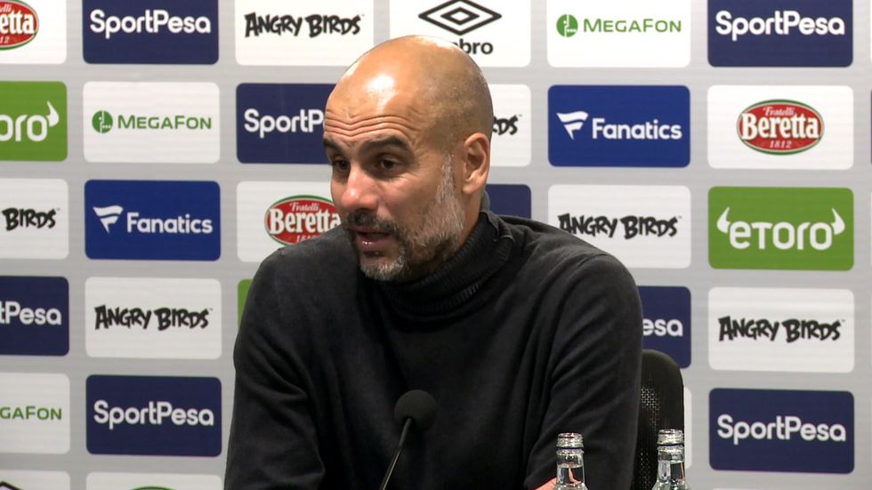 Guardiola discusses his team after Everton away win