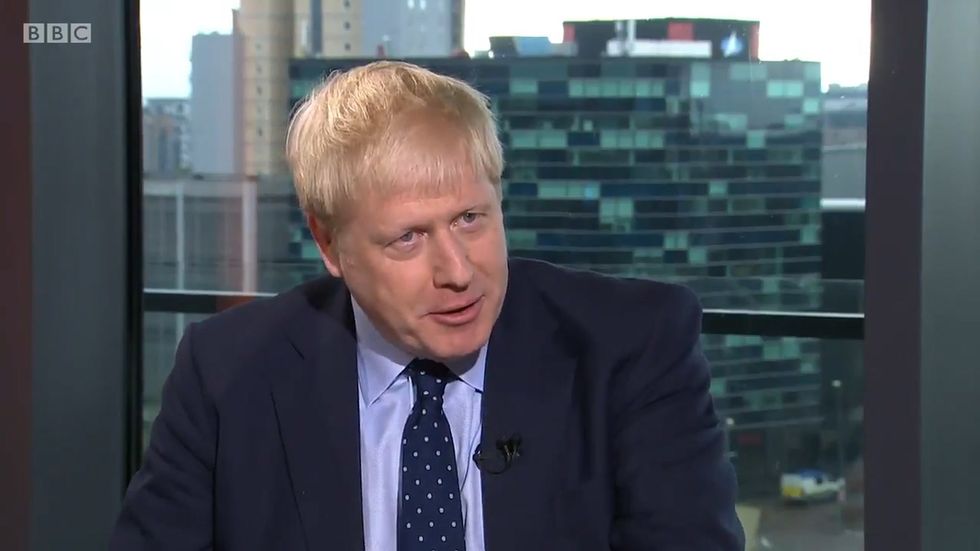 Boris Johnson defends use of 'surrender act' on Andrew Marr
