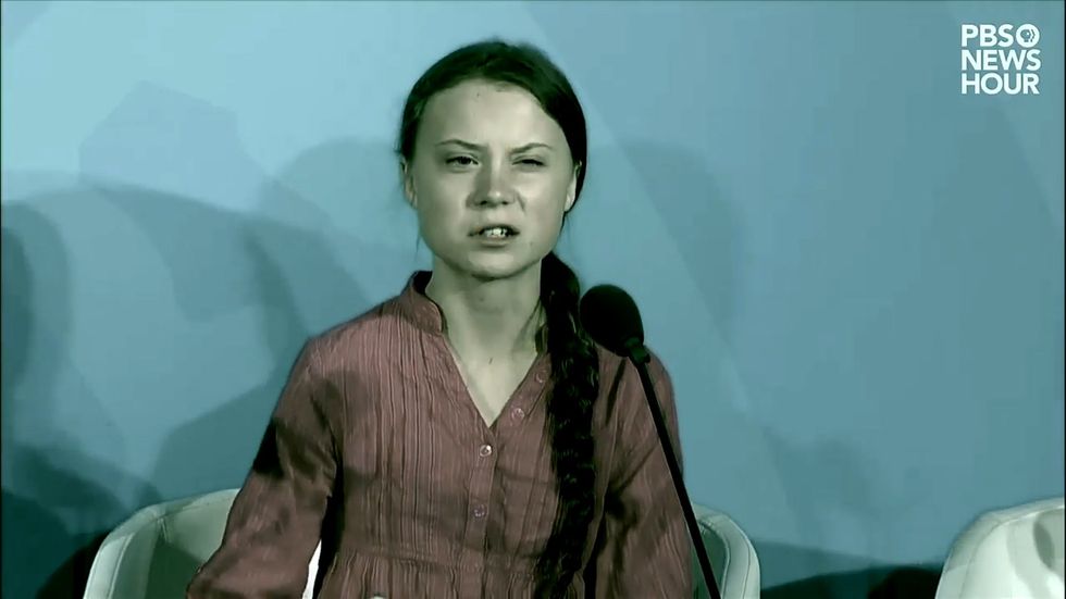 Greta Thunberg's UNGA speech as Swedish death metal
