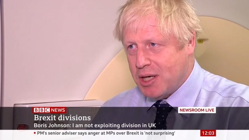 Boris Johnson says to stop using the term 'surrender' would be 'impoverishing the language'
