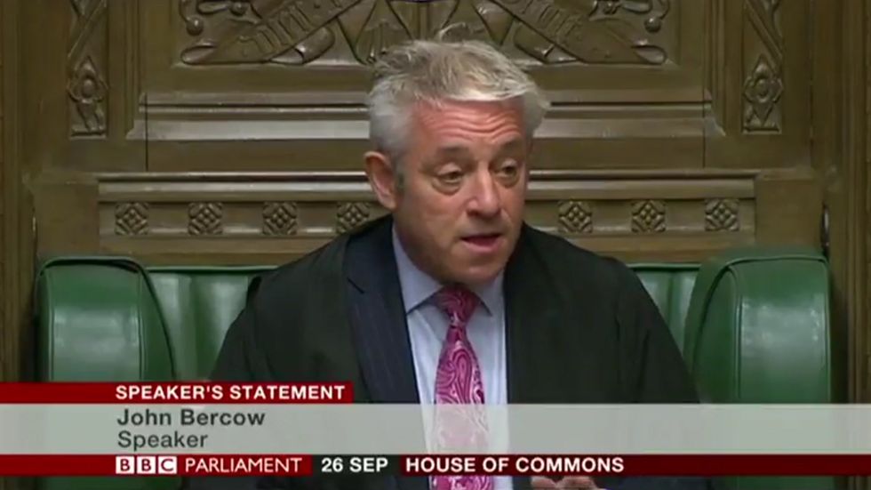 'The culture was toxic' John Bercow addresses house after angry exchanges about Brexit and the PM's language
