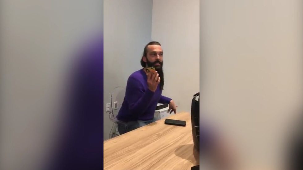 Queer Eye's Jonathan Van Ness and Senator Elizabeth Warren speak on the phone