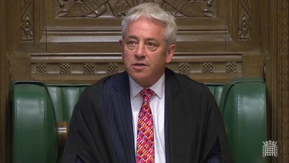 'Welcome back to our place of work' Bercow resumes House of Commons business