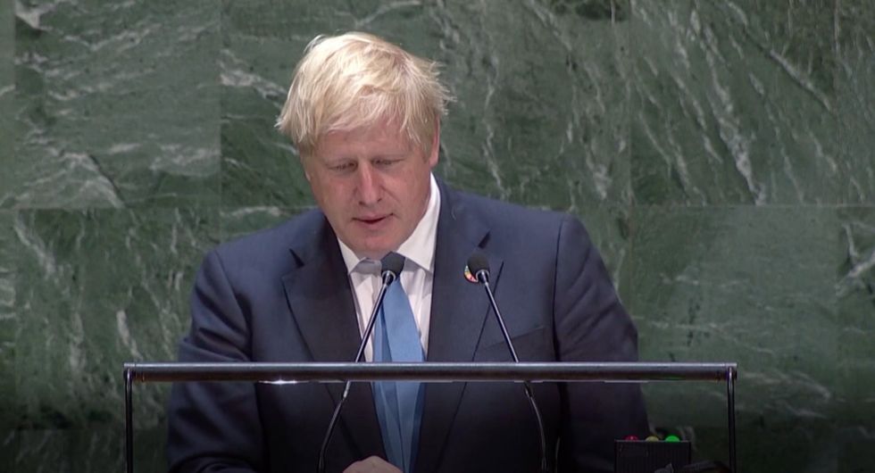 Johnson draws on Greek myths to talk Brexit