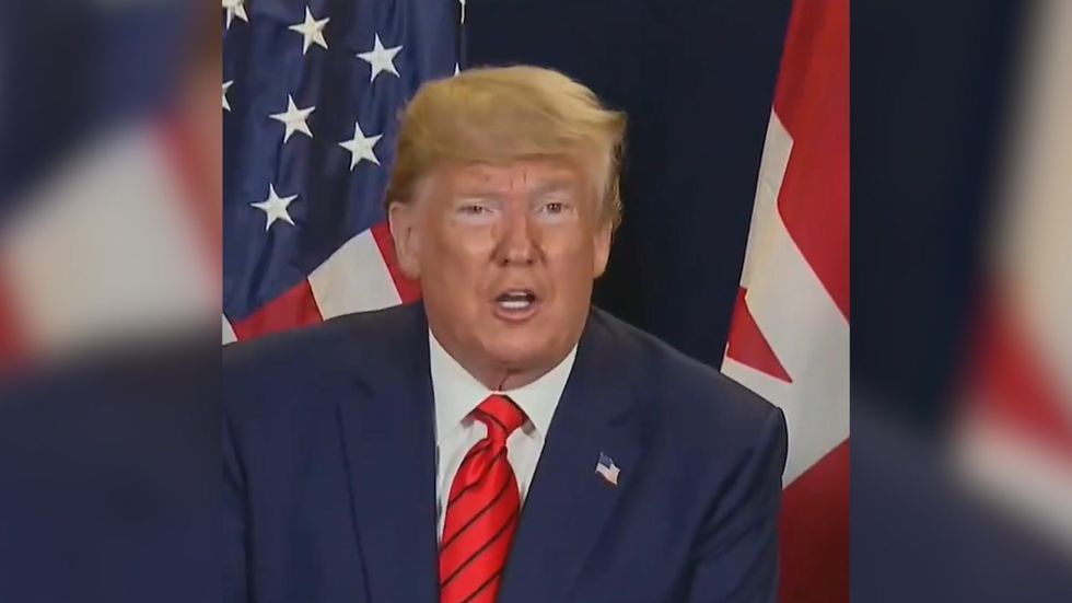 Donald Trump says it would be a 'terrible thing' if Brexit is blocked