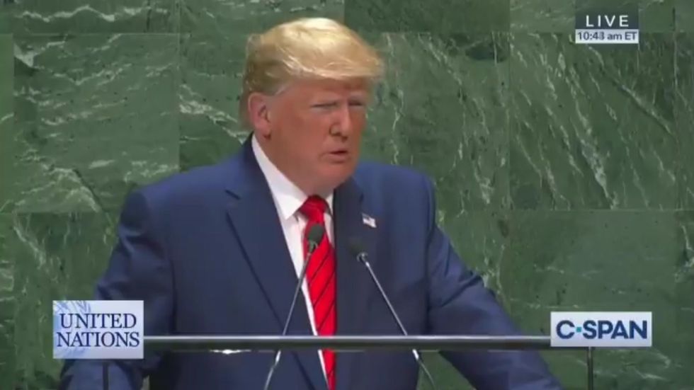 'Fire...or tire' Trump fluffs his words again during speech