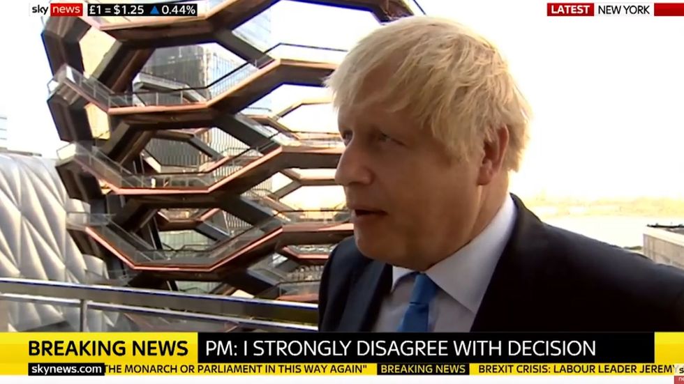 Boris Johnson says the Supreme Court ruling was 'not the right decision'