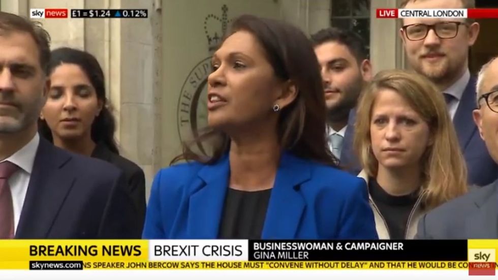 Gina Miller: 'We are a nation governed by the rule of law'