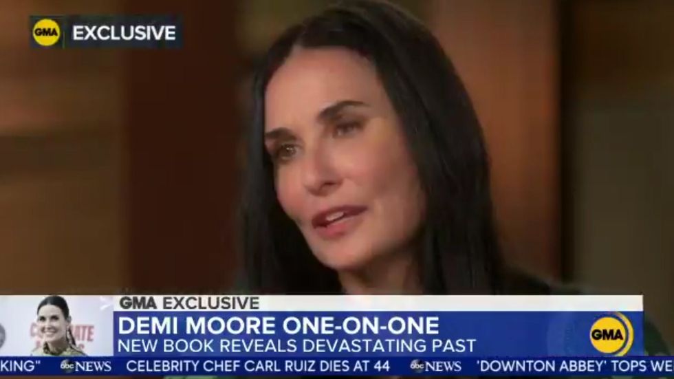 Demi Moore talks to Good Morning America about harrowing rape at 15-years-old
