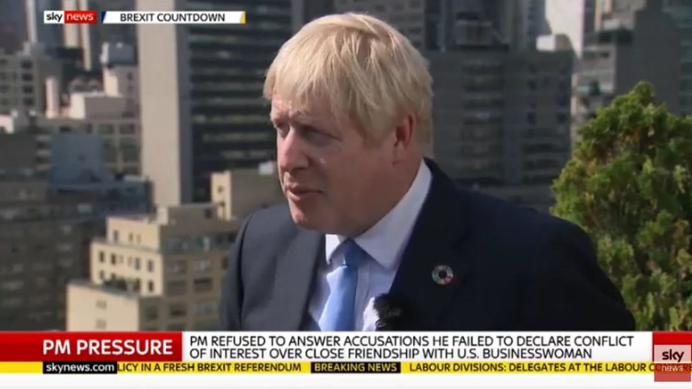'Everything was done with complete propriety' Boris dodges questions over Jennifer Arcuri reports