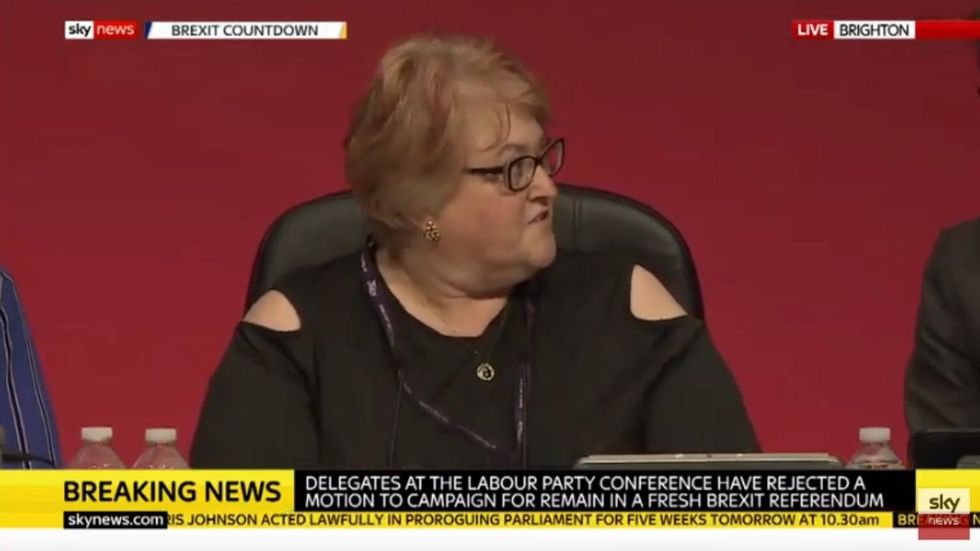 Labour conference: Disputes break out over whether vote by a show of hands had been passed or not