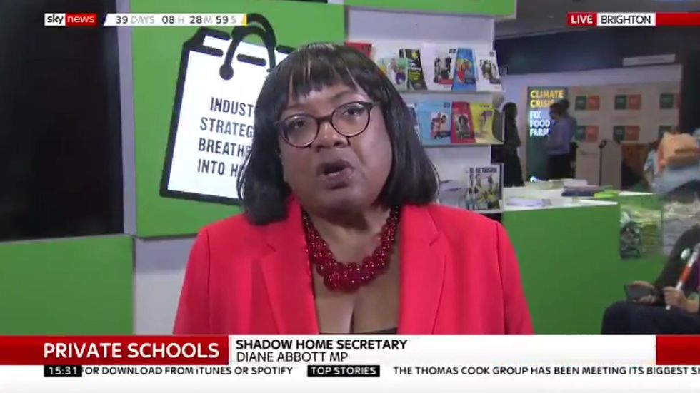 Diane Abbott responds to claims of hypocrisy as Labour plan to abolish private schools