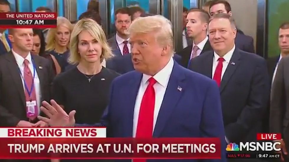 Donald Trump says he does not take calls for impeachment seriously at all