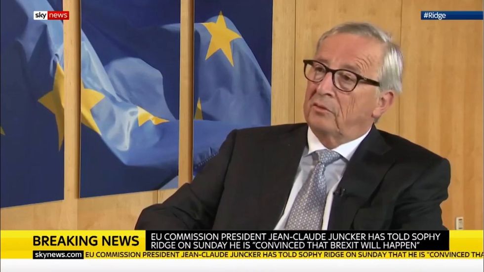 No-deal Brexit will see hard border go up between Ireland and UK, Jean-Claude Juncker says