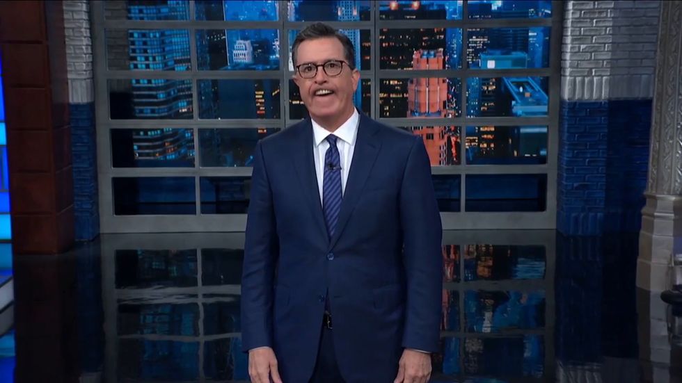 Stephen Colbert does an impression of Eric Trump