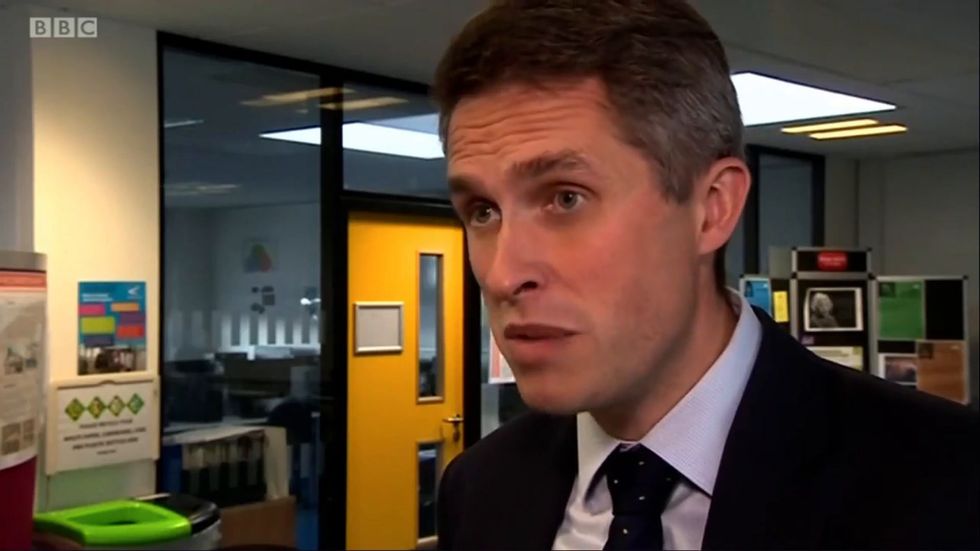 Gavin Willamson says that children shouldn't be bunking off school for climate change