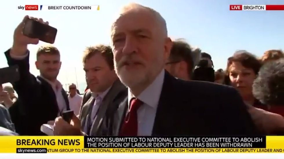 Jeremy Corbyn avoids question on whether Tom Watson has his confidence