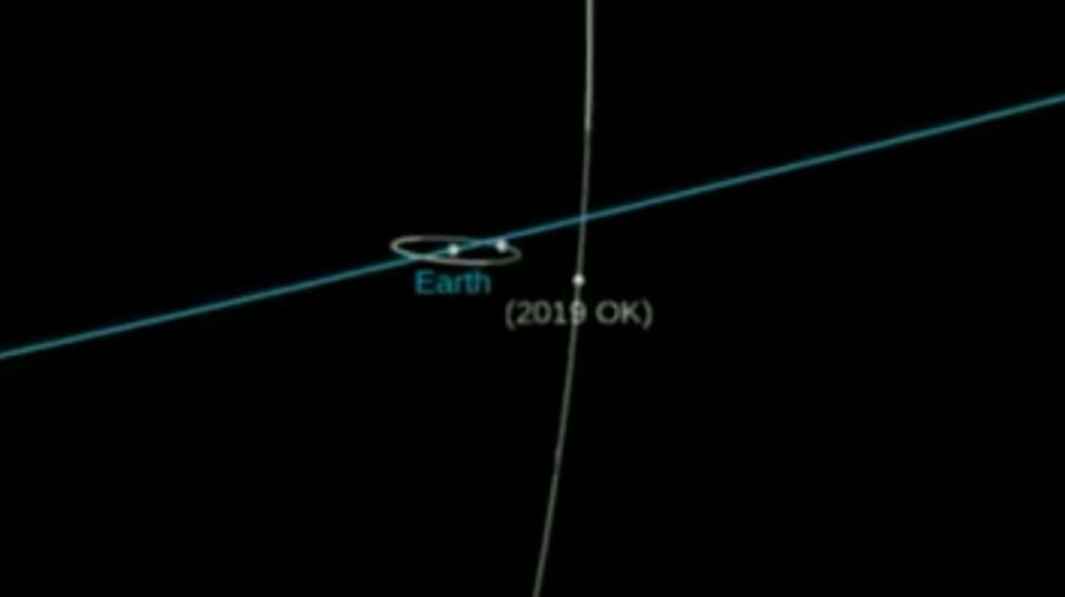 2019 OK asteroid narrowly misses earth