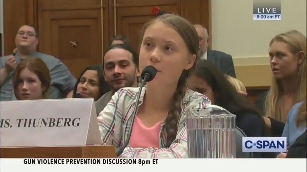 Greta Thunberg pulls apart congressman's argument on climate change