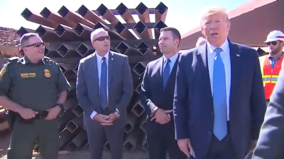 Trump tells reporters border fence is 'wired' despite Army general's protestations