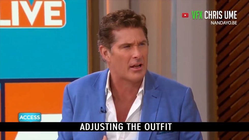 VFX sees deep fake edit turn David Hasselhoff younger