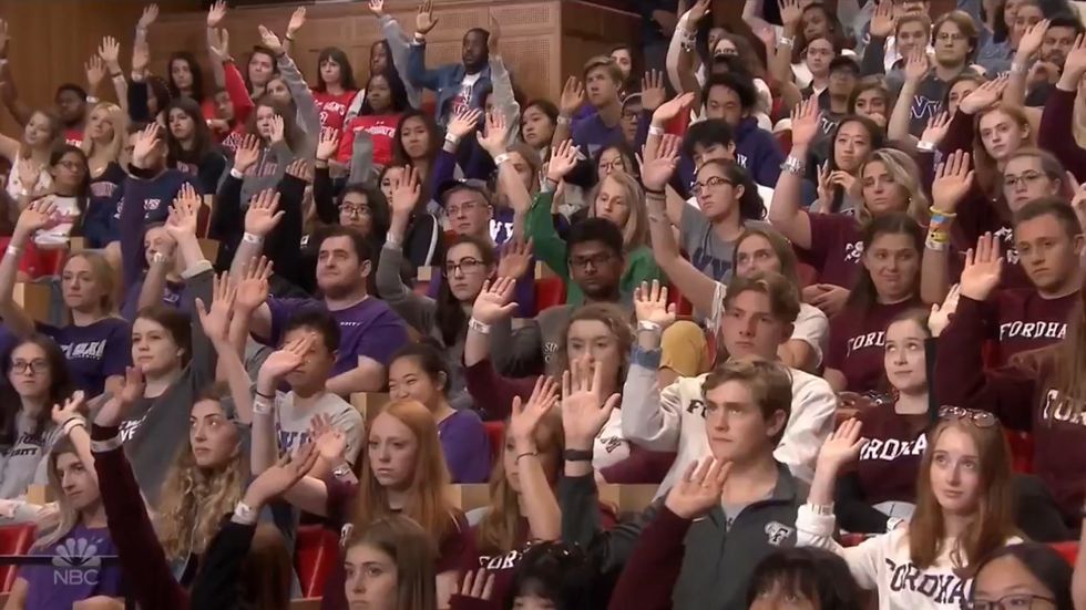 Kamala Harris asks students if they've trained for school shooting