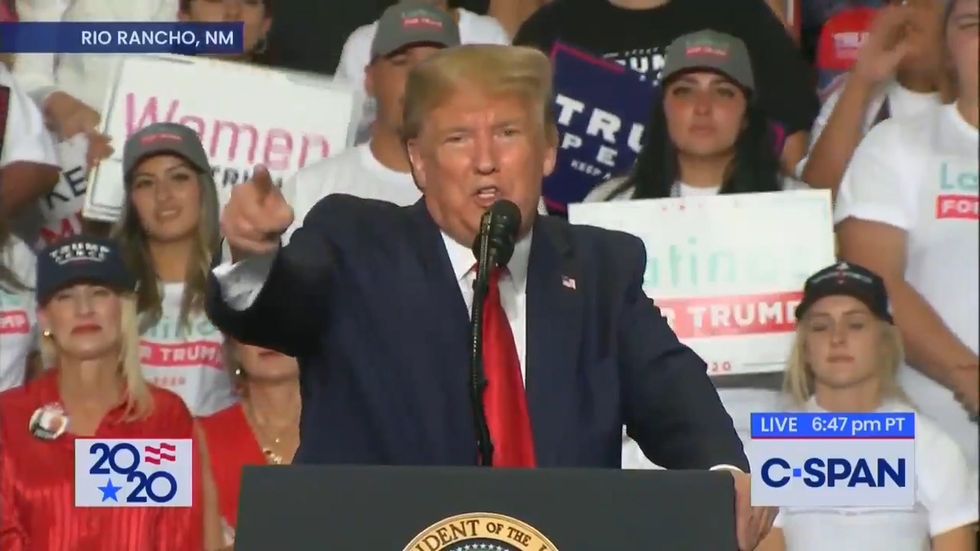 Donald Trump accused of lying after claiming that Latinos also want the wall