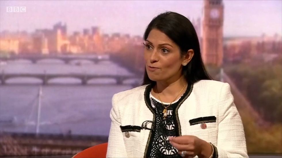 Priti Patel claims that government's main focus is to leave EU with a deal