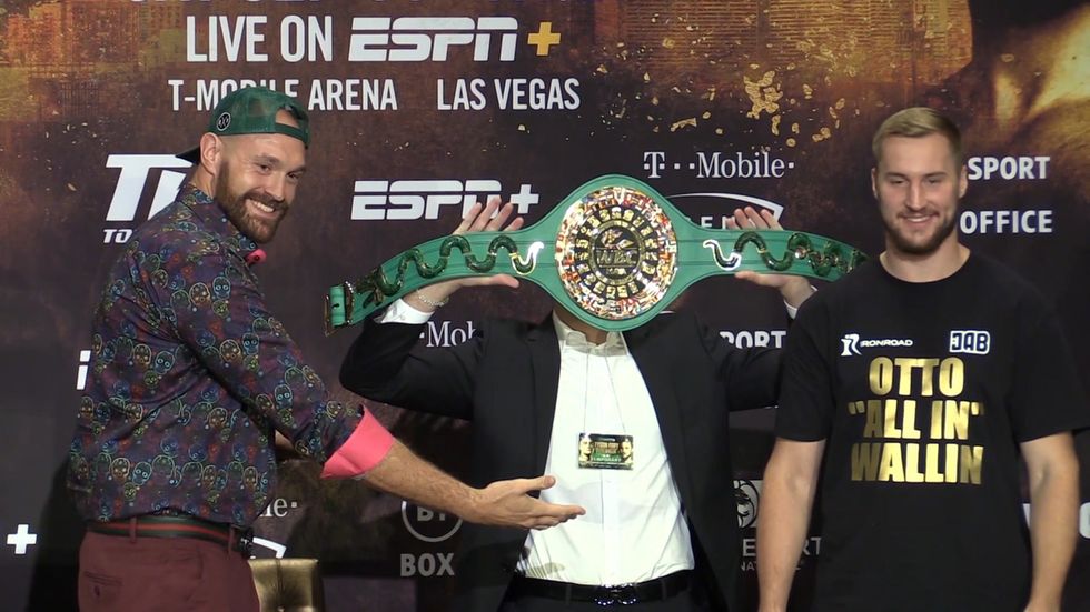 Tyson Fury v Otto Wallin press conference