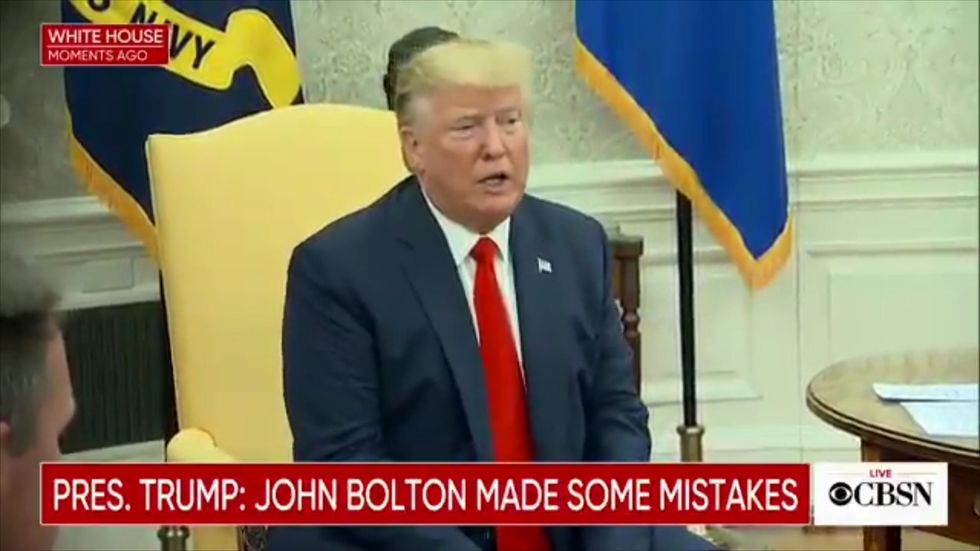 Donald Trump attacks 'tough guy' John Bolton, accusing him of pushing for US invasion of Iraq