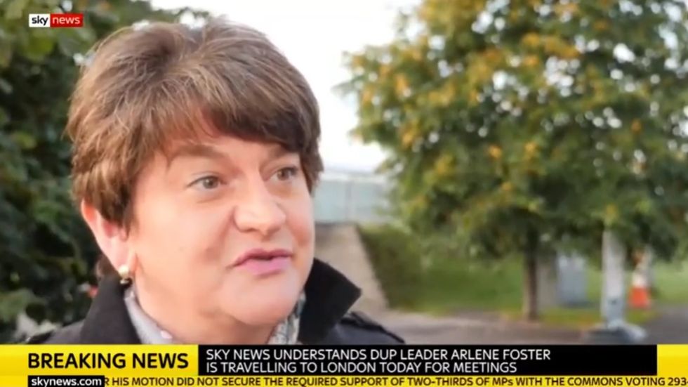 Arlene Foster warns that Northern Ireland backstop would amount to 'break-up of UK' 