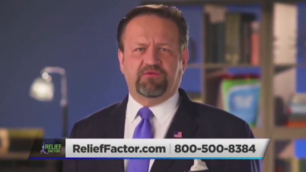 Sebastian Gorka selling fish oil pain relief pills in new advert