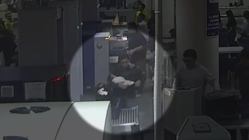 Woman charged with human trafficking Manila airport