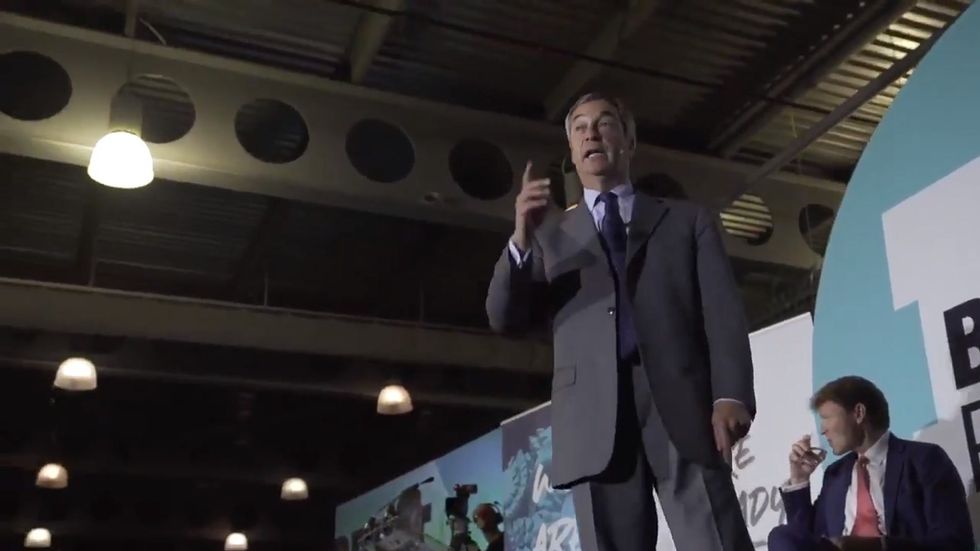 Nigel Farage claims that the Labour party now represents London and not the North